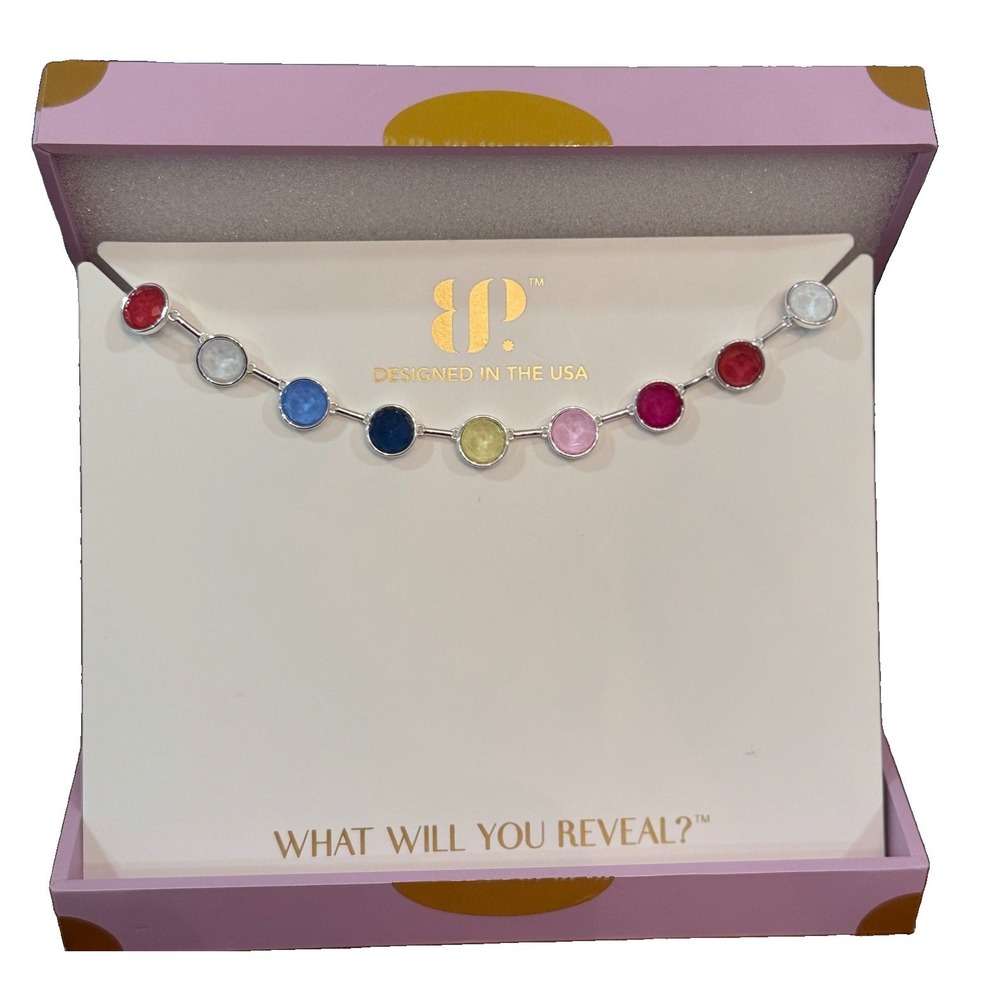 BP Bomb Party Jewel Candy Necklace The Getaway Necklace Tokyo Pop Silver